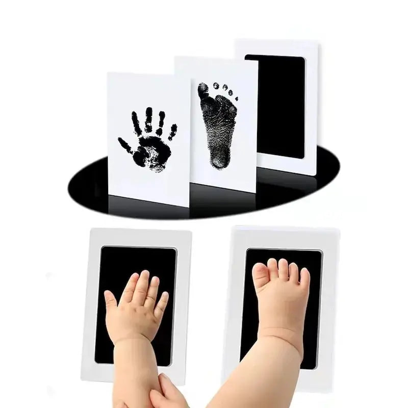 Baby Handprint Footprint Kit – Non-Toxic Ink Pad for Newborn Gifts