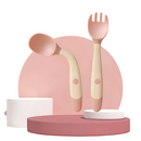 Baby Led Weaning Silicone Spoon & Fork Cutlery Set