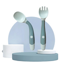 Baby Led Weaning Silicone Spoon & Fork Cutlery Set