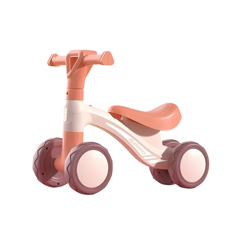 4-Wheel Baby Balance Bike Walker – Safe Ride-On for 1–3 Year Olds