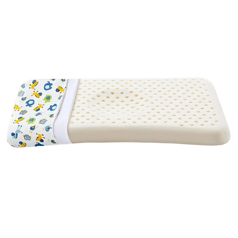 Toddler Pillow – Memory Foam Neck Support with Soft Cotton Cover