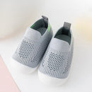 First Walker Toddler Shoes First Walker Toddler Shoes HuggingBub Gray 0-6 Months 