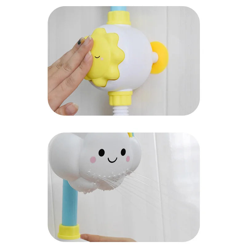 Baby Bath Toy – Cloud Faucet Shower & Water Spray Game for Kids