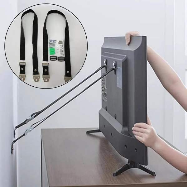 Baby Safety Anti-Tip Furniture Straps – Secure Mounting for Heavy Furniture