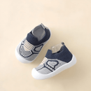 First Walker Toddler Shoes: Vibrant Edition First Walker Toddler Treads: Vibrant Edition HuggingBub Navy Blue 0-6 Months 