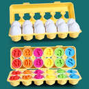 Montessori Toys: Egg 3D Puzzle Game - Smart Math Learning & Educational Toy for Kids Montessori Toys: Egg 3D Puzzle Game - Smart Math Learning & Educational Toy for Kids HuggingBub Number Egg Puzzle (12 pieces) 