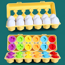 Montessori Toys: Egg 3D Puzzle Game - Smart Math Learning & Educational Toy for Kids Montessori Toys: Egg 3D Puzzle Game - Smart Math Learning & Educational Toy for Kids HuggingBub Shape Egg Puzzle (12 pieces) 