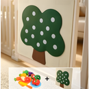 Montessori Felt Food Wall Toy for Toddlers (Fruits and Veggies Board)