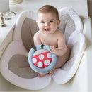 Baby Flower Bath Mat – Foldable Newborn Lotus Cushion for Safe Bathing