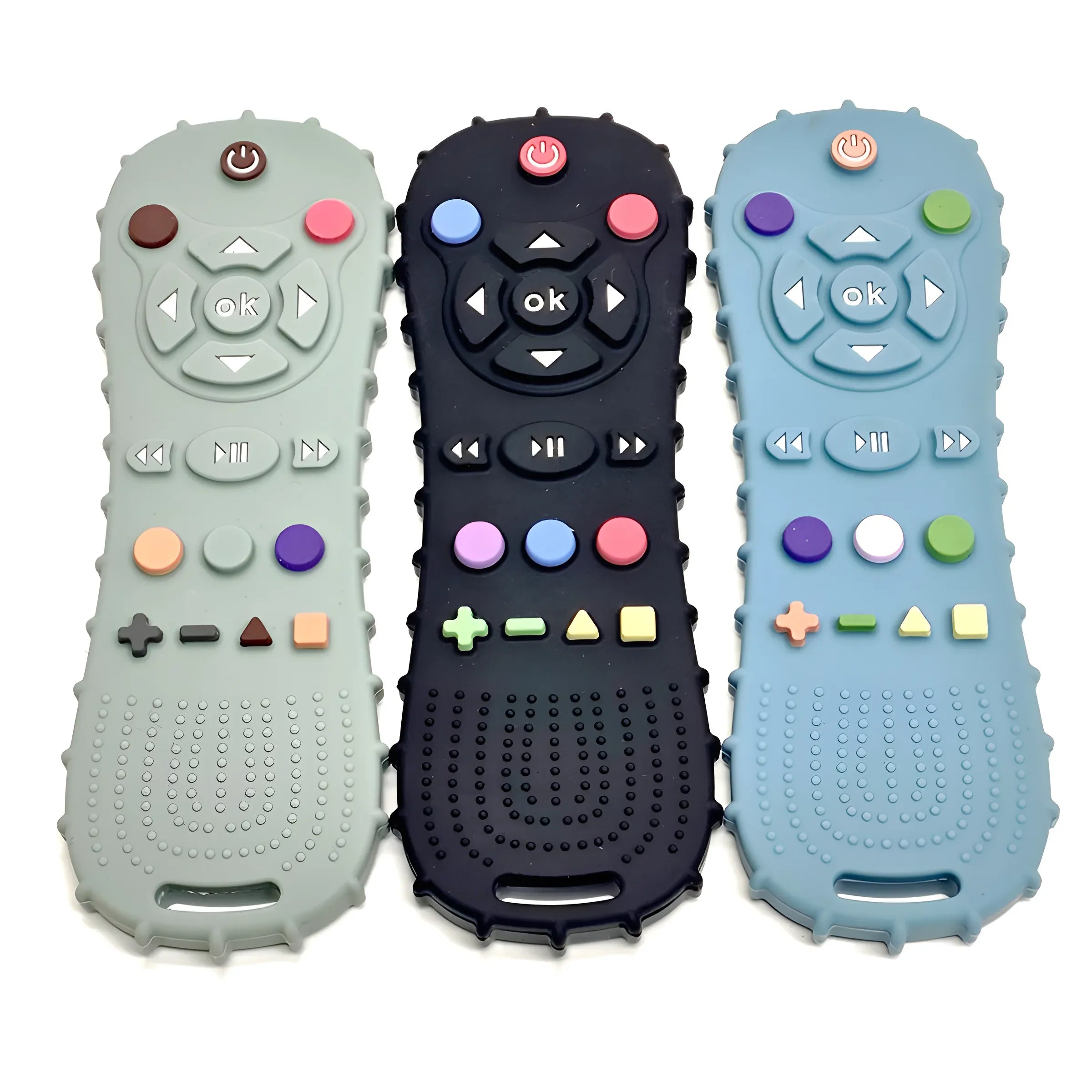 Silicone Soothe & Play Remote Control Teether
