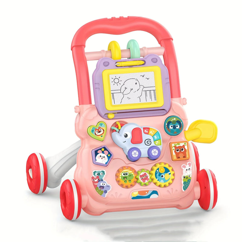 BabySteps™ Baby Walker – 2-in-1 Push Trolley & Activity Toy