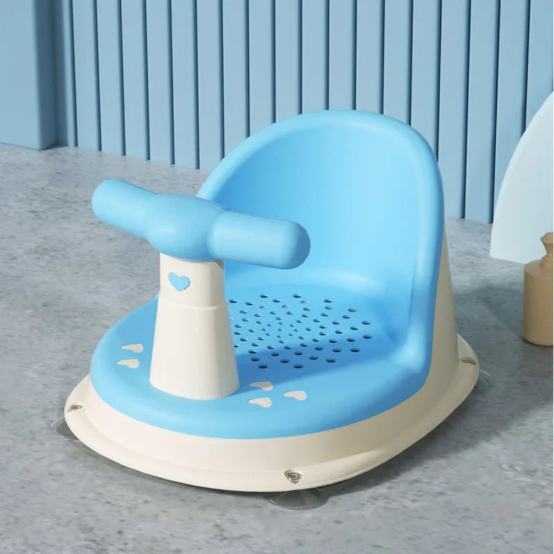 Non-Slip Baby Bathtub Seat – Safe Shower Chair for Newborns & Infants