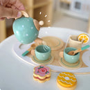 Wooden Afternoon Tea Set – Pretend Play Food & Educational Toy for Kids