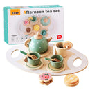 Wooden Afternoon Tea Set – Pretend Play Food & Educational Toy for Kids