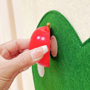 Montessori Felt Food Wall Toy for Toddlers (Fruits and Veggies Board)