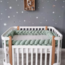 Braided Crib Bumper – Baby Bed Protector