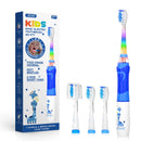 Electric Toothbrush for Kids: Waterproof & SafeSmile Child-Safe Technology Electric Toothbrush for Kids: Waterproof & SafeSmile Child-Safe Technolog HuggingBub Blue 