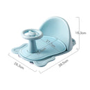 Baby Bath Support Seat – Soft & Non-Slip Infant Shower Chair
