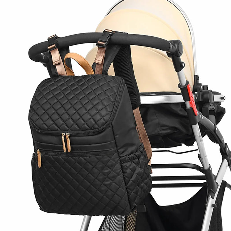 Chic Multi-Functional Diaper Bag