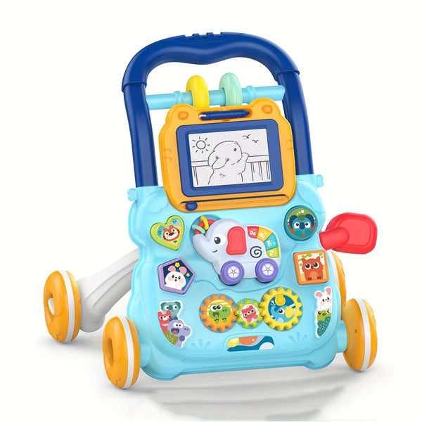 BabySteps™ Baby Walker – 2-in-1 Push Trolley & Activity Toy