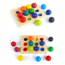 Montessori Wooden Toy: Safe & Educational Color Matching game Montessori Wooden Toy: Safe & Educational Color Matching game HuggingBub 
