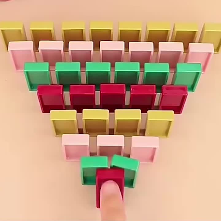 Domino Train Set for Kids (Building Blocks Toy)