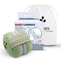 Infant Noise Cancelling Headphones - Comfortable Ear Protection Earmuffs Infant Noise Cancelling Headphones - Comfortable Ear Protection Earmuffs HuggingBub Green 