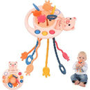 3-in-1 Sensory Baby Toy - PlaySens 3-in-1 Sensory Baby Toy - PlaySens HuggingBub Pink pig 
